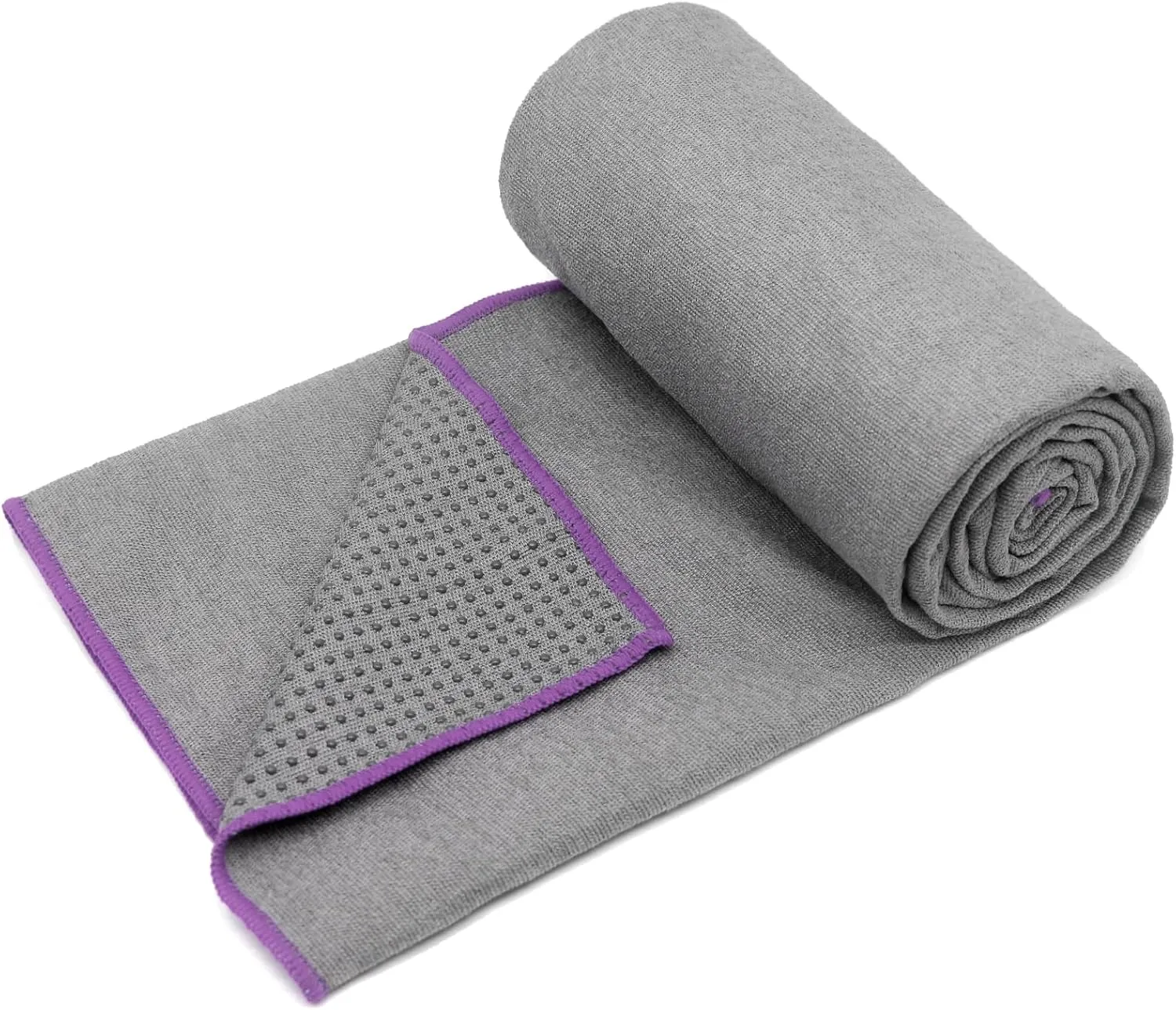 Yoga Towel - Microfiber Non Slip Yoga Mat Towel with Grip Dot Sweat Absorbent