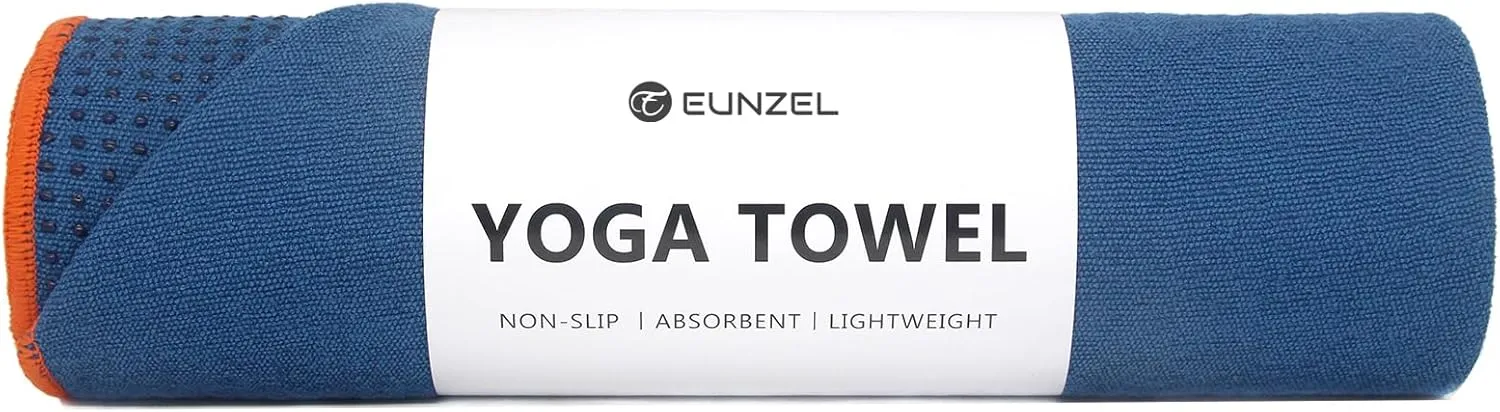 Yoga Towel - Microfiber Non Slip Yoga Mat Towel with Grip Dot Sweat Absorbent
