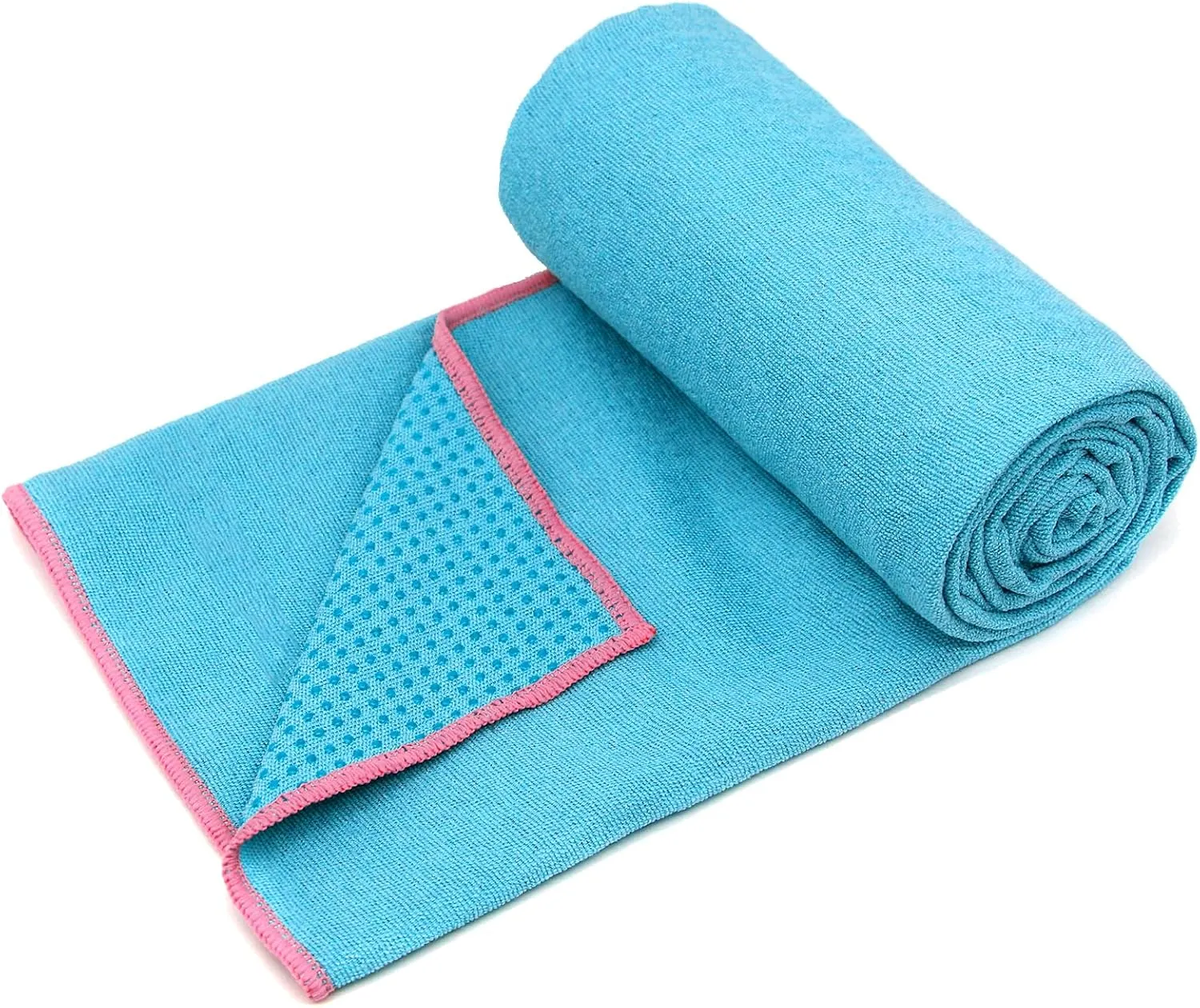 Yoga Towel - Microfiber Non Slip Yoga Mat Towel with Grip Dot Sweat Absorbent