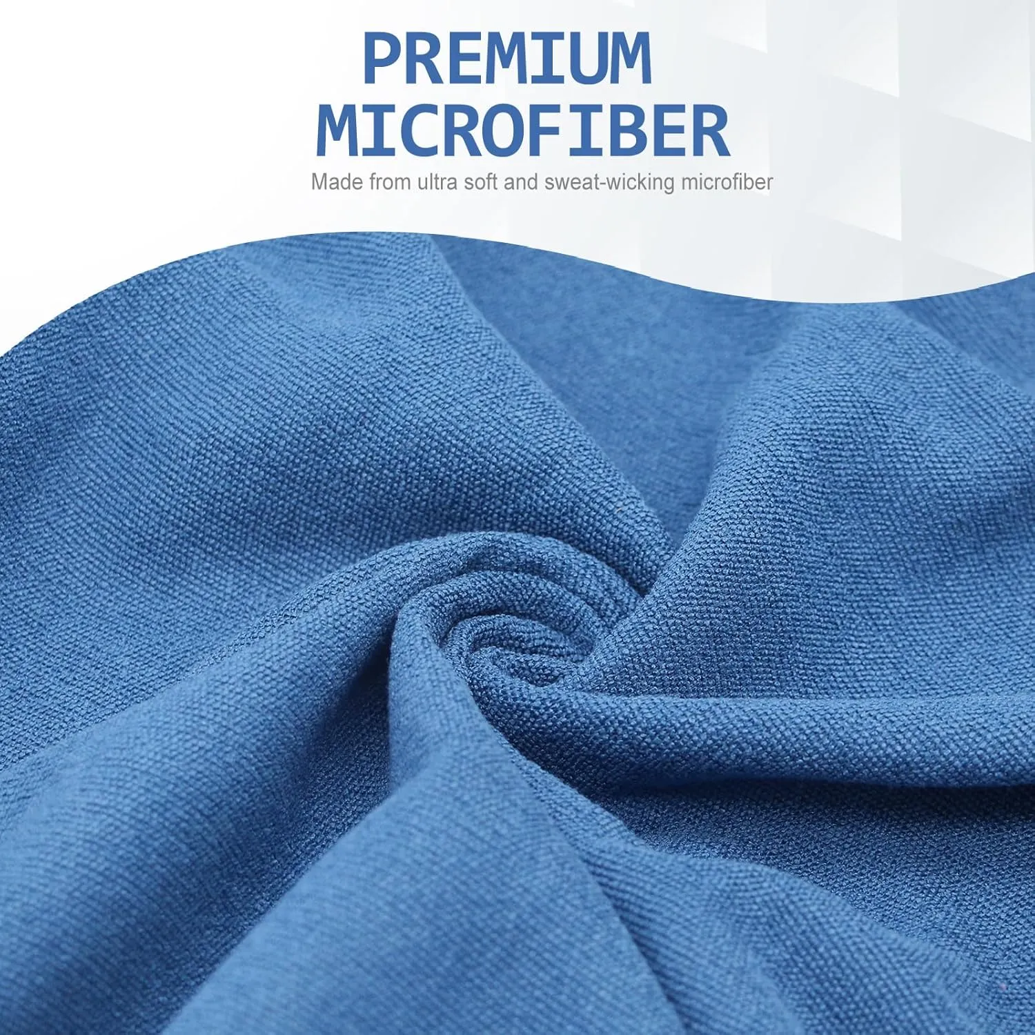 Yoga Towel - Microfiber Non Slip Yoga Mat Towel with Grip Dot Sweat Absorbent