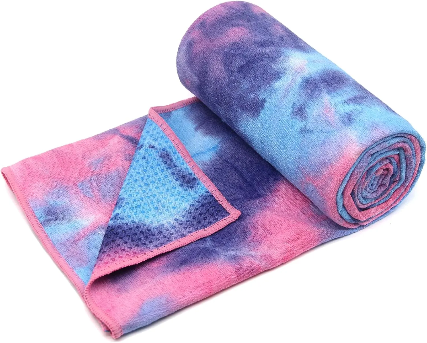 Yoga Towel - Microfiber Non Slip Yoga Mat Towel with Grip Dot Sweat Absorbent