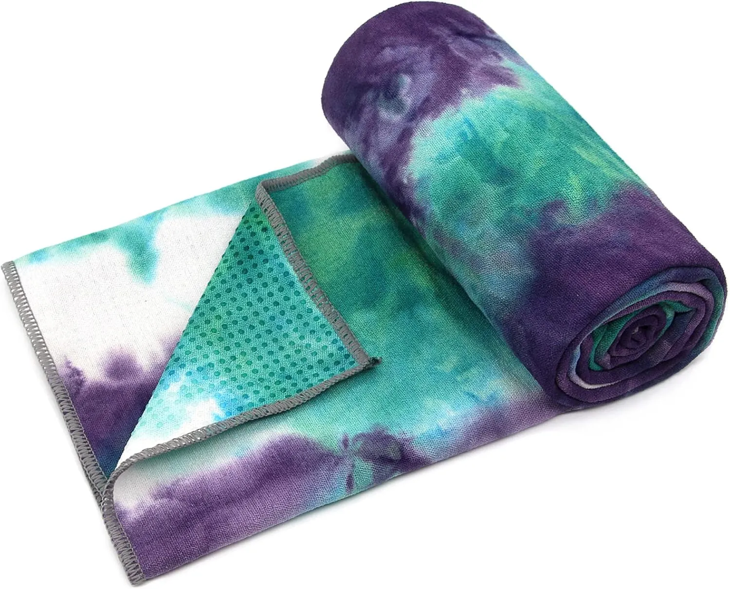 Yoga Towel - Microfiber Non Slip Yoga Mat Towel with Grip Dot Sweat Absorbent