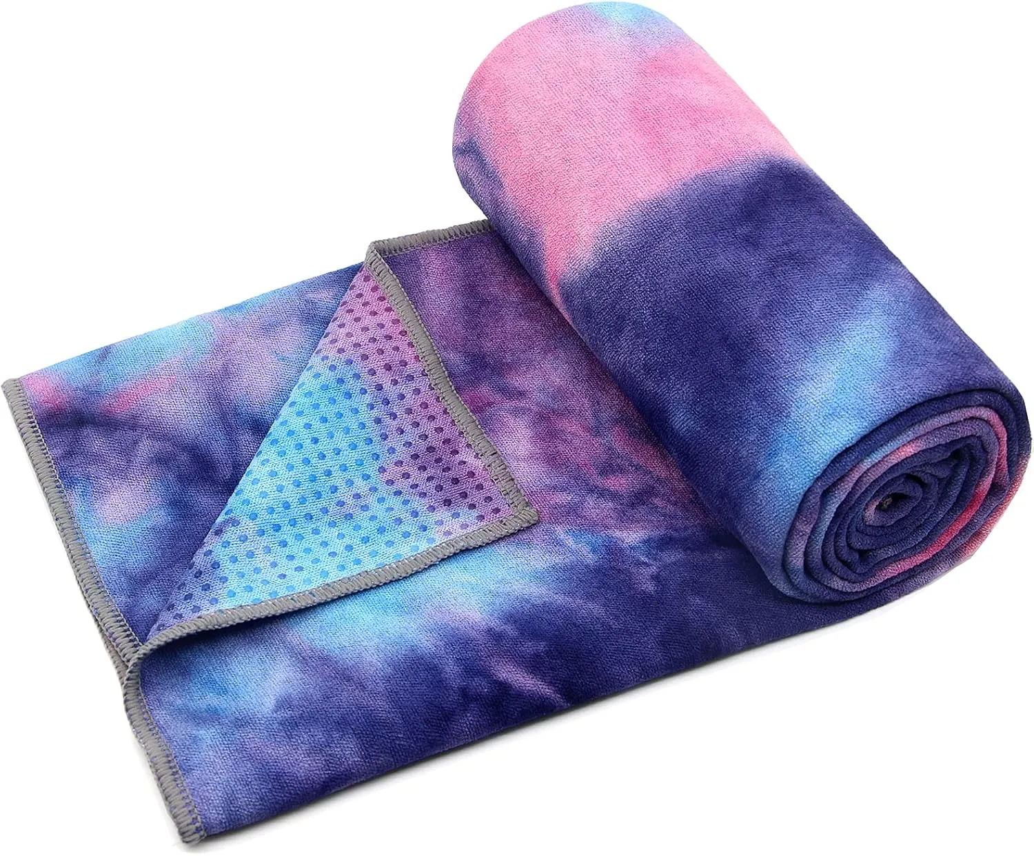 Yoga Towel - Microfiber Non Slip Yoga Mat Towel with Grip Dot Sweat Absorbent