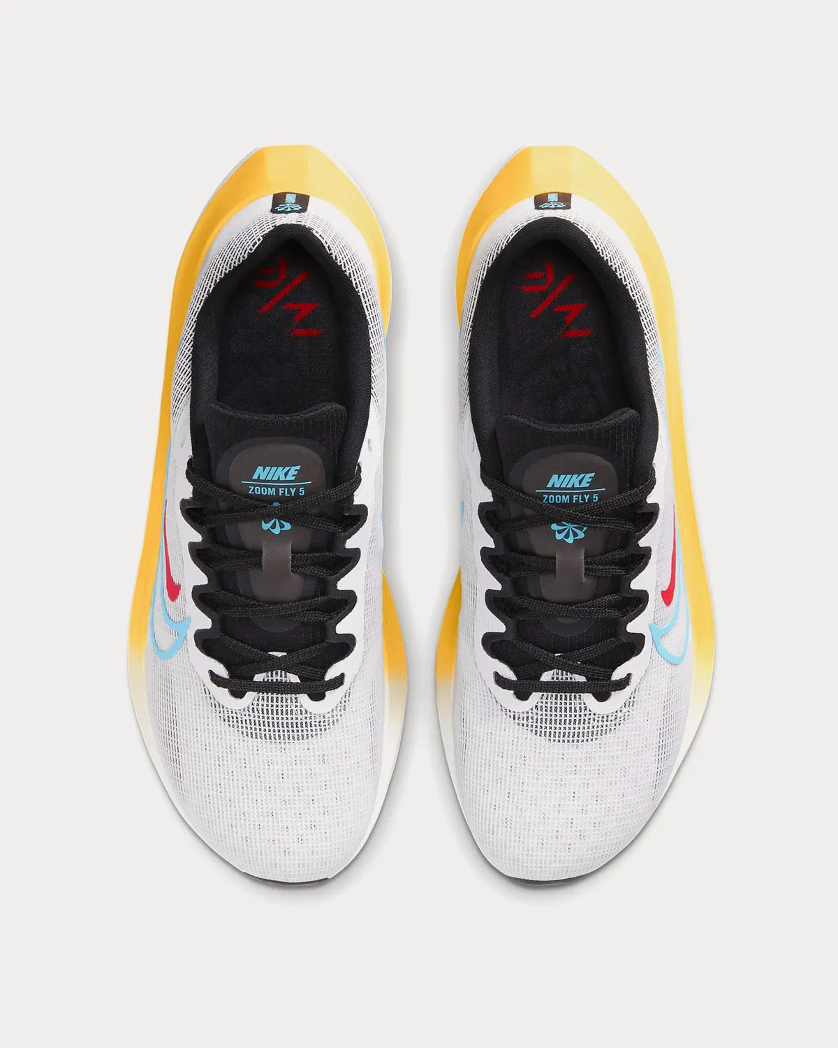 Zoom Fly 5 Black / White / Picante Red / Baltic Blue Running Shoes
